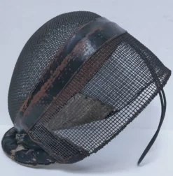 masque escrime métal cuir début xxème