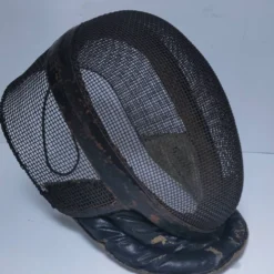 masque escrime métal cuir début xxème