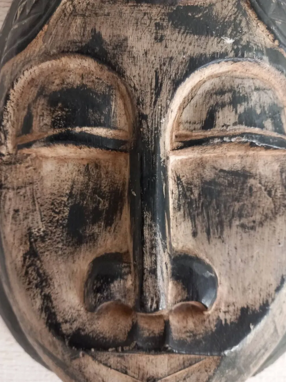 Masque ethnique/tribal en bois