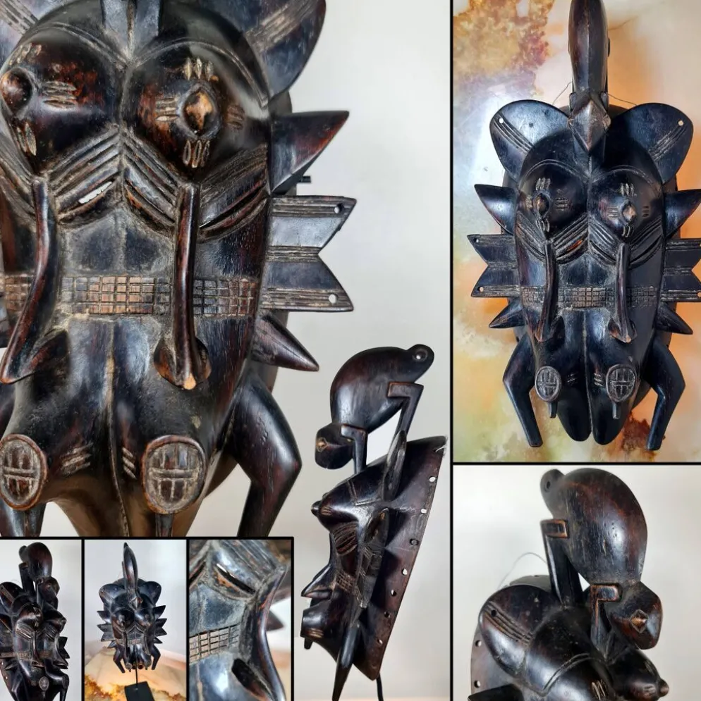 Masque Keplié - Senoufo-30 cm - Côte d'Ivoire