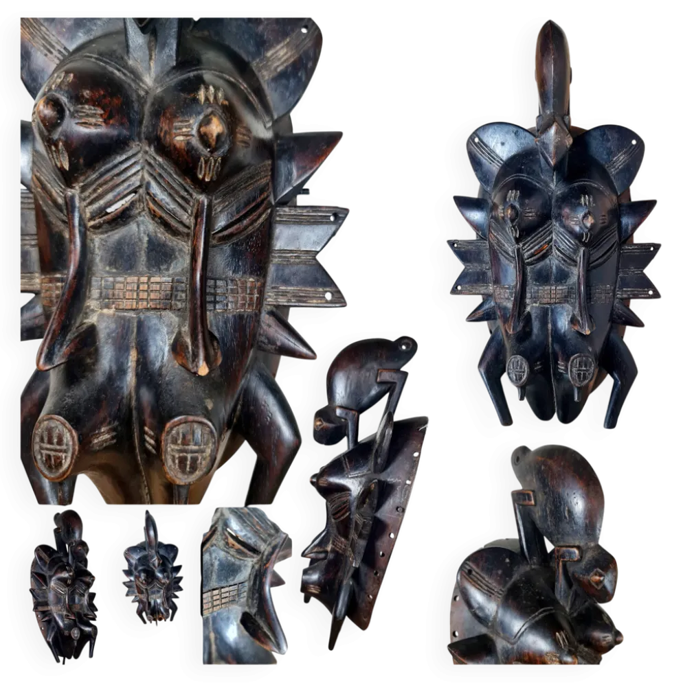 Masque Keplié - Senoufo-30 cm - Côte d'Ivoire