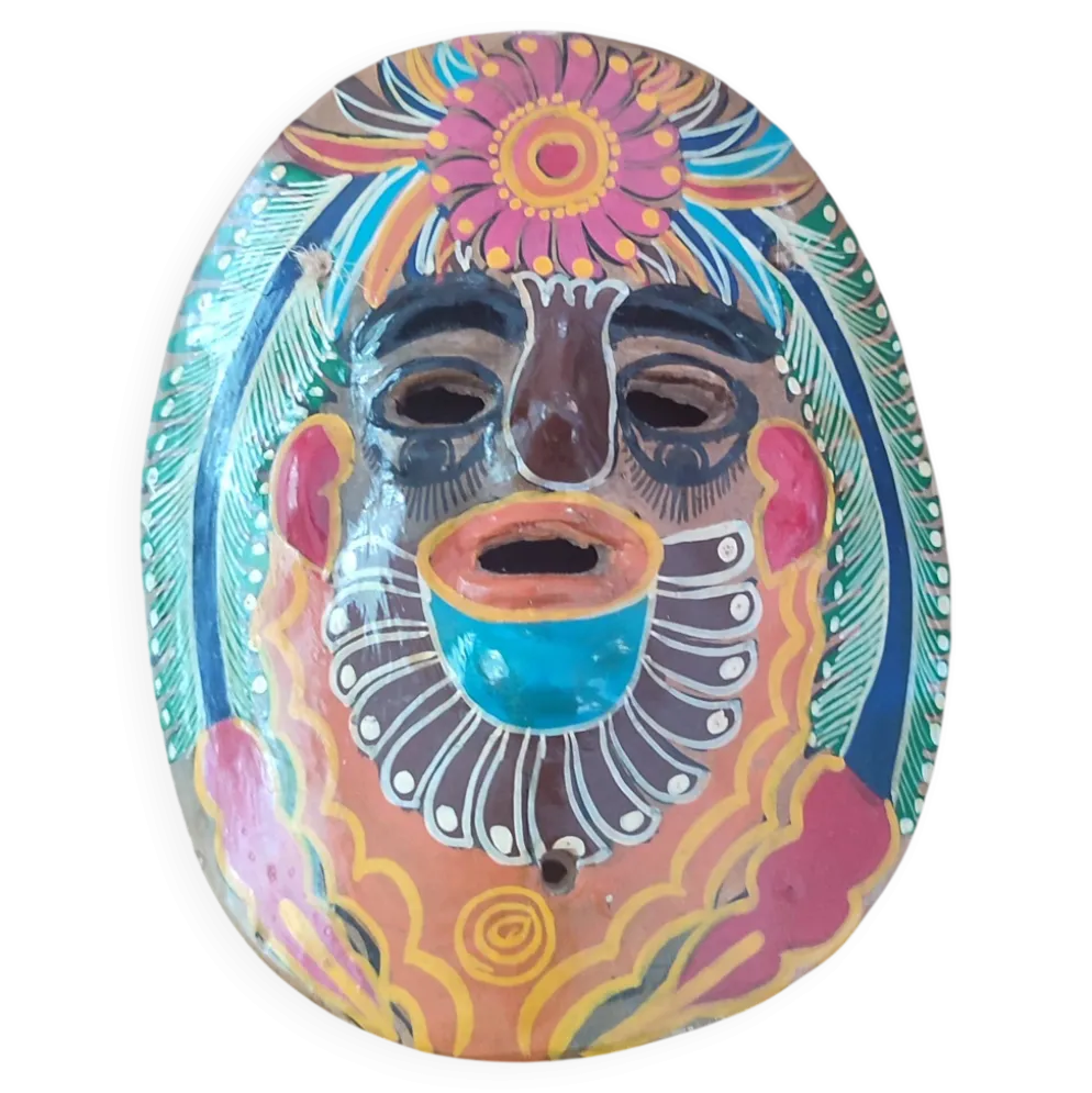 Masque mexicain peint à la main