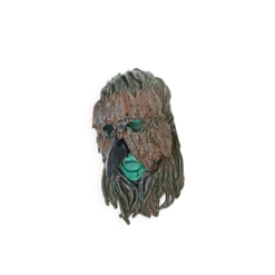 Masque mural en terre cuite