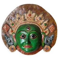 Masque mural Tibet fabrication artisanale décoration ethnique tribal