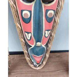 3 masques bois Afrique