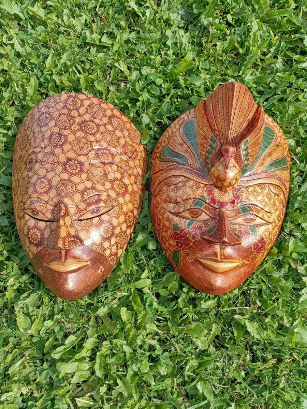 Masques ethniques rétro