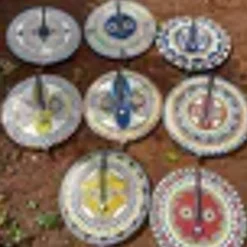 Masque soleil Bwa du Burkina Faso – Masque mural africain Bobo