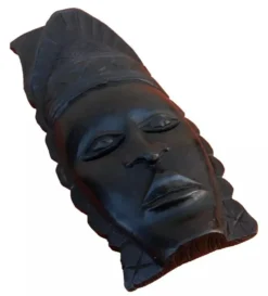 Masque à suspendre Visage Africain Bois d' ébène