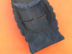 Masque à suspendre Visage Africain Bois d' ébène