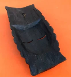 Masque à suspendre Visage Africain Bois d' ébène