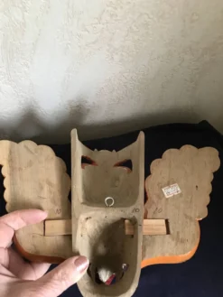 Masque triptyque en bois