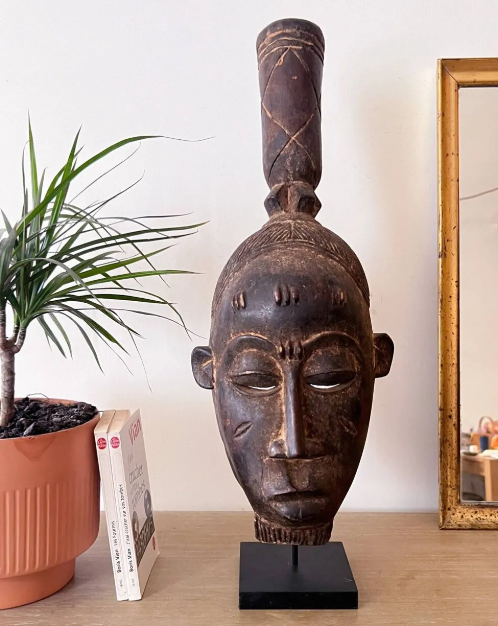 Masque Yaouré en bois (Côte d'Ivoire)