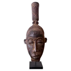 Masque Yaouré en bois (Côte d'Ivoire)