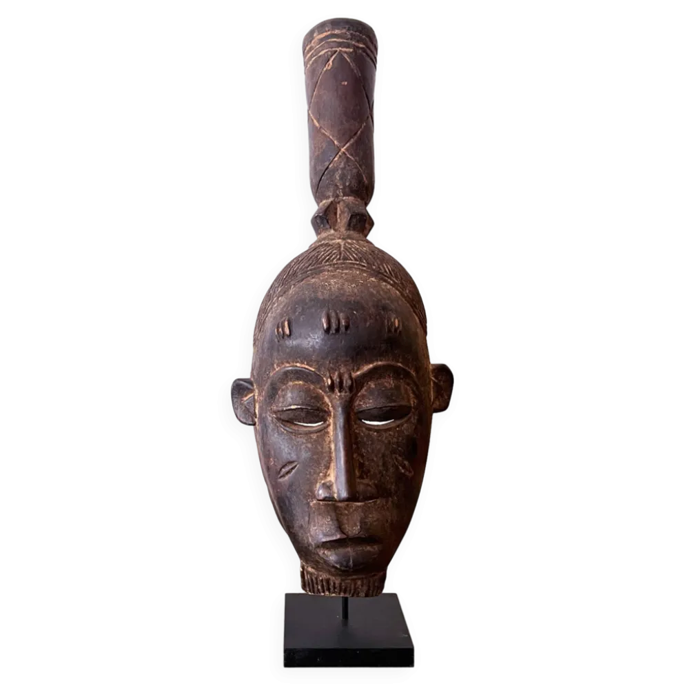Masque Yaouré en bois (Côte d'Ivoire)