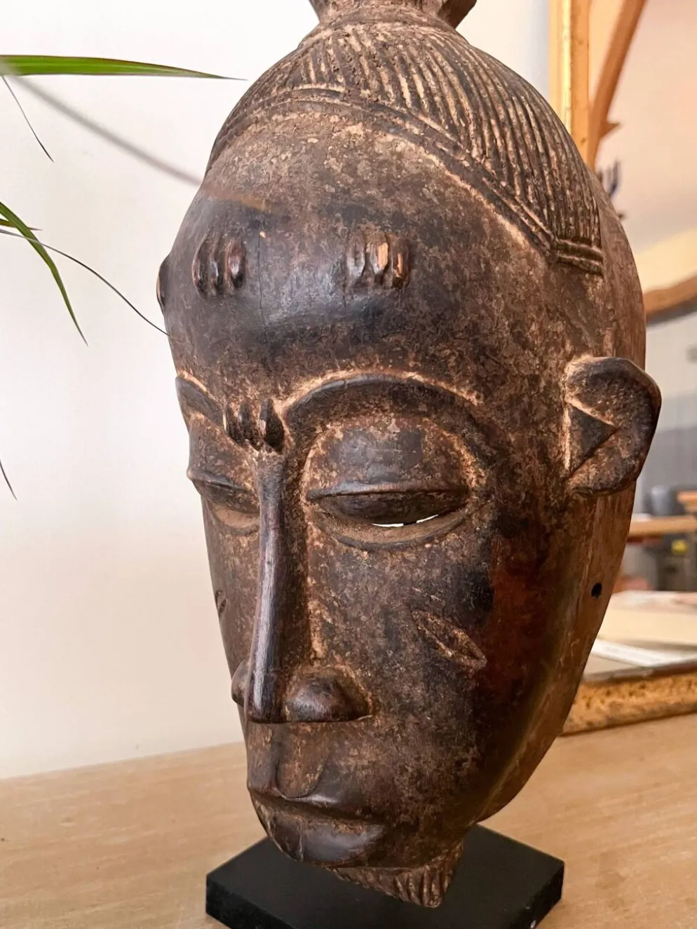 Masque Yaouré en bois (Côte d'Ivoire)