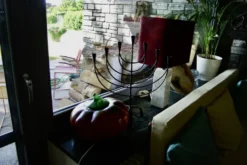 Menorah en fer forgé et battu suéde 1950