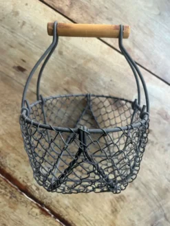 Mini panier en grillage