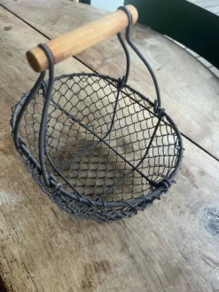 Mini panier en grillage
