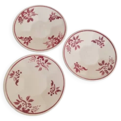 Minis assiettes faïence vintage, dînette