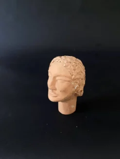 Mini Tête sculptée tête cuite