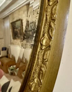 Miroir ancien biseauté