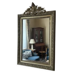 Miroir ancien doré