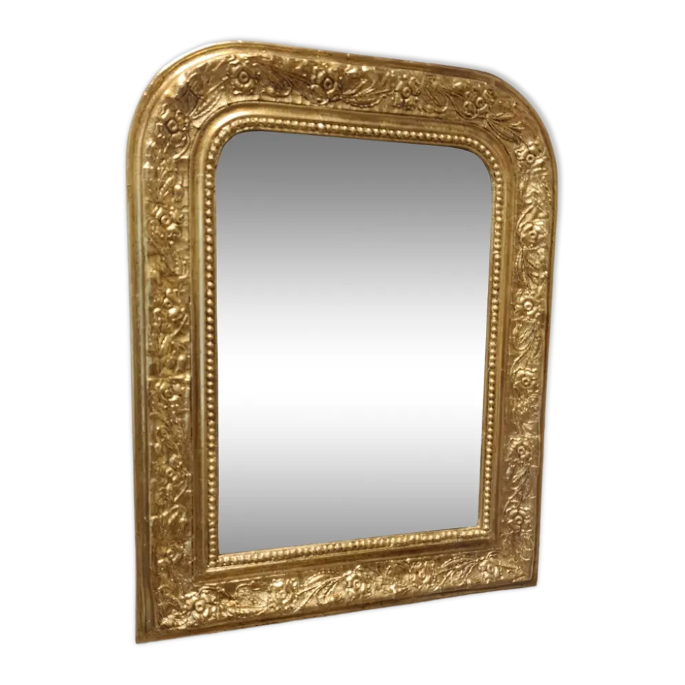 Miroir ancien doré Louis Philippe