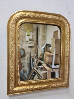 Miroir ancien doré Louis Philippe
