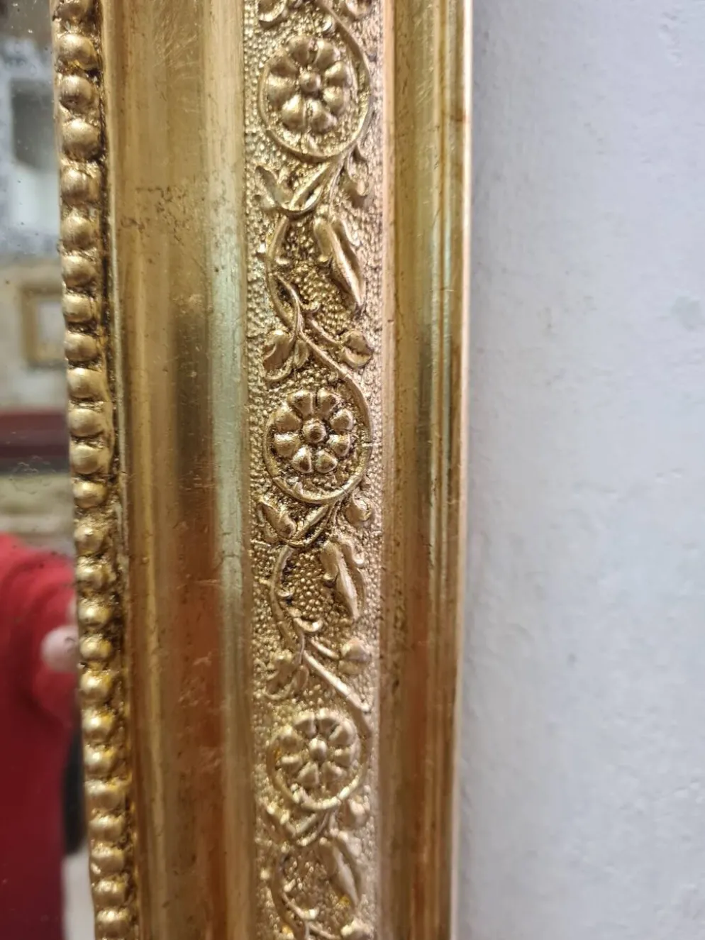 Miroir ancien doré Louis Philippe