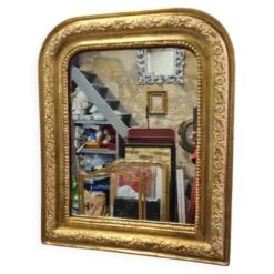 Miroir ancien doré Louis Philippe
