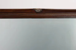 Miroir ancien à facettes en bois sculpté, France, années 1850