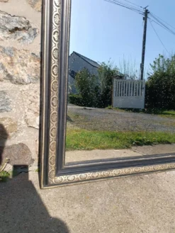 Miroir ancien à fronton 168/88 cm