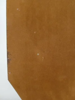 Miroir ancien hexagonal