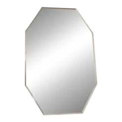 Miroir ancien hexagonal
