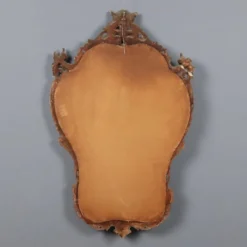 Miroir ancien style baroque en bois sculpté, Italie, XIXe siècle