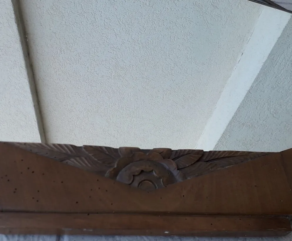 Miroir années 60 bois