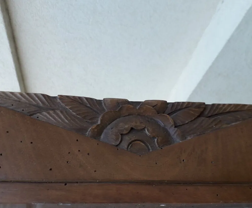 Miroir années 60 bois