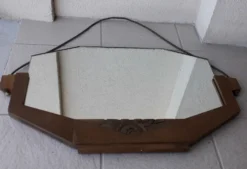 Miroir années 60 bois