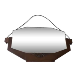 Miroir années 60 bois