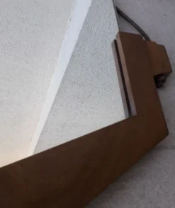 Miroir années 60 bois