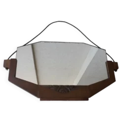 Miroir années 60 bois