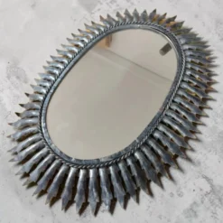 Miroir années 60 feuilles d'acanthe