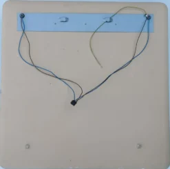 Miroir années 70 - 64x64cm
