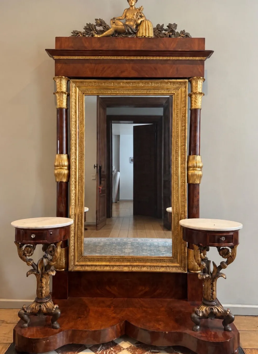 Miroir Antiquite époque empire
