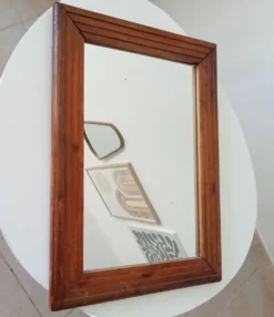 Miroir Art déco en bois, années 50