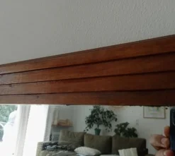 Miroir Art déco en bois, années 50