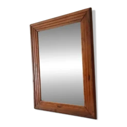 Miroir Art déco en bois, années 50