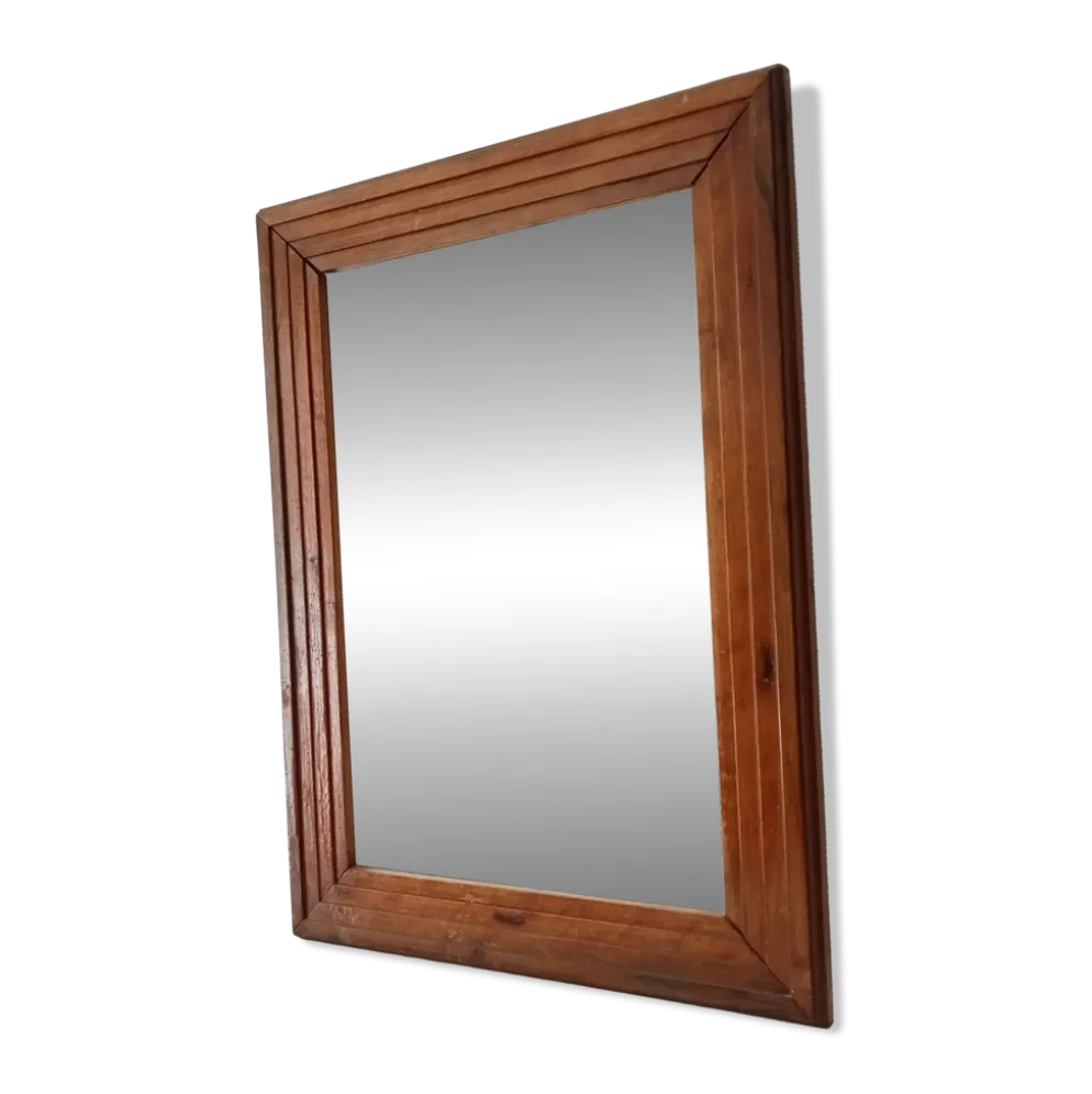 Miroir Art déco en bois, années 50