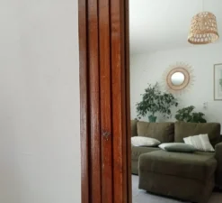 Miroir Art déco en bois, années 50