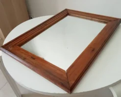 Miroir Art déco en bois, années 50